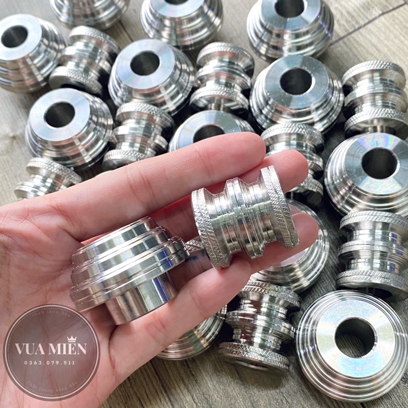 Bộ canh bánh trước sau inox 304 gắn cho Wave Dream-Fuled-Funeo