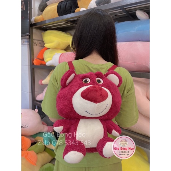 Balo Gấu Hồng Losto siu cưng