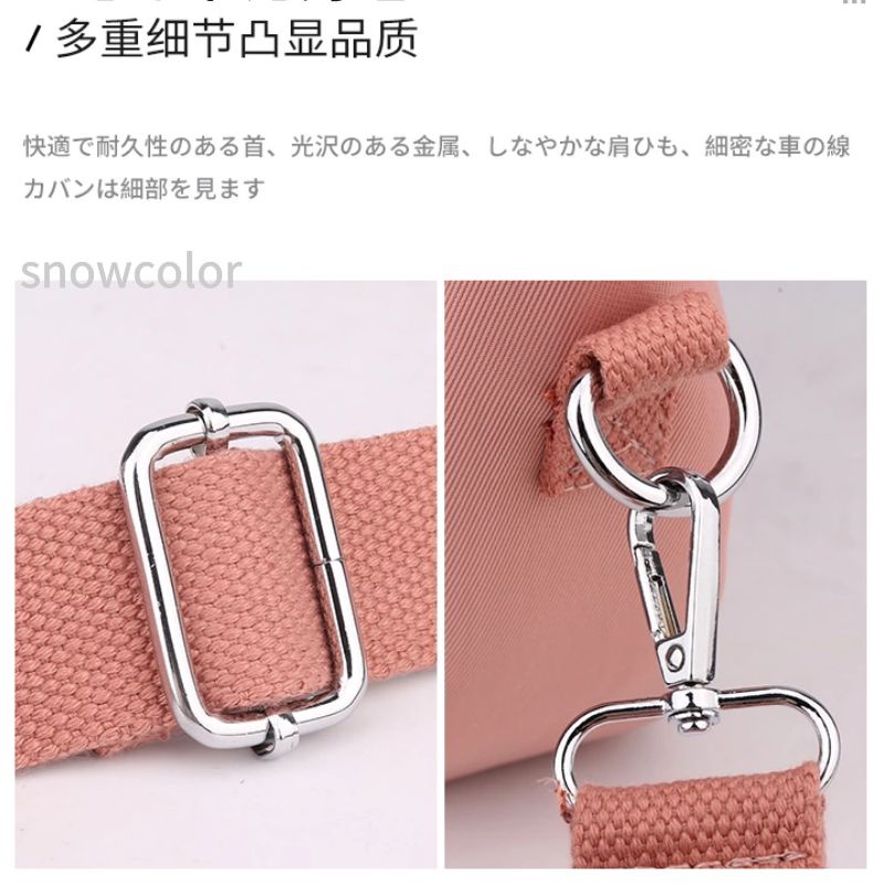 Túi Đeo Chéo Canvas Mini Chống Thấm Nước Phong Cách Hàn Quốc Beg Tangan Wanita Murah Cantik Beg Silang Perempuan Cho Nữ
