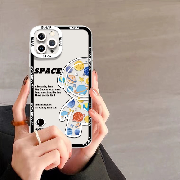 Ốp Điện Thoại Silicon TPU Mềm Trong Suốt In Họa Tiết Dễ Thương Cho iPhone 14 13 12 Pro Max 11 XS XR X 8 7 6S Plus