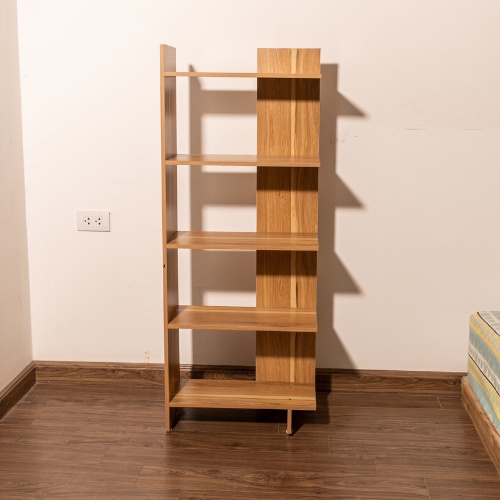 Kệ góc tường 5 tầng Tee Decor - Kệ để sách vở bằng gỗ MDF - Chống mối mọt, trang trí phòng kiểu dáng tinh tế - Bh 1 năm