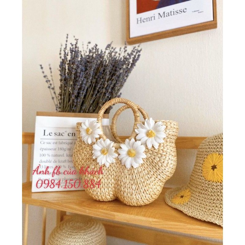 Túi cói lục bình hình