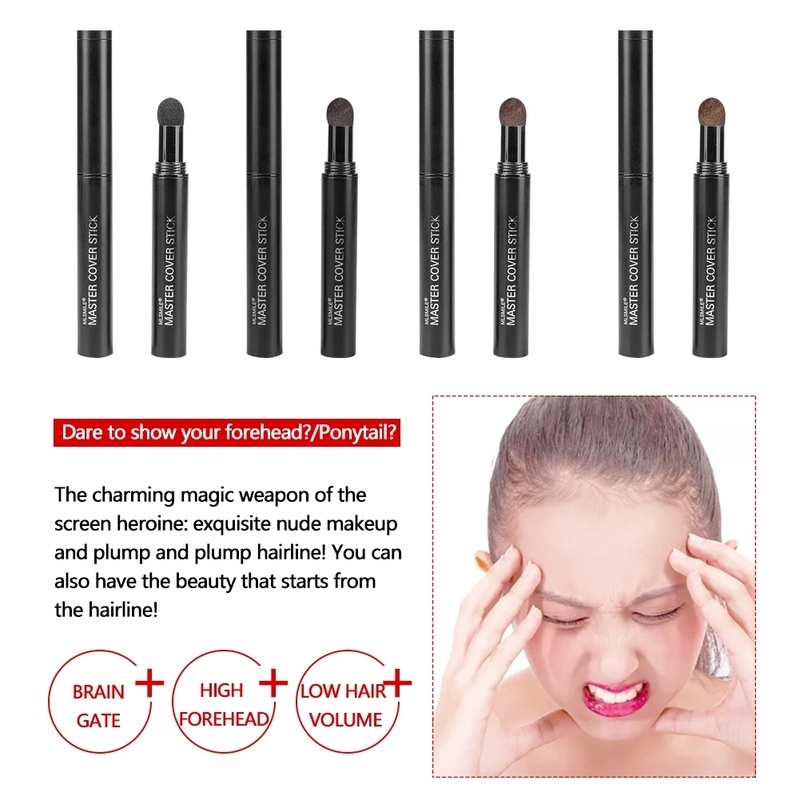 Bút Kẻ Lông Mày Màu Đen/Nâu Lâu Trôi Chống Thấm Nước