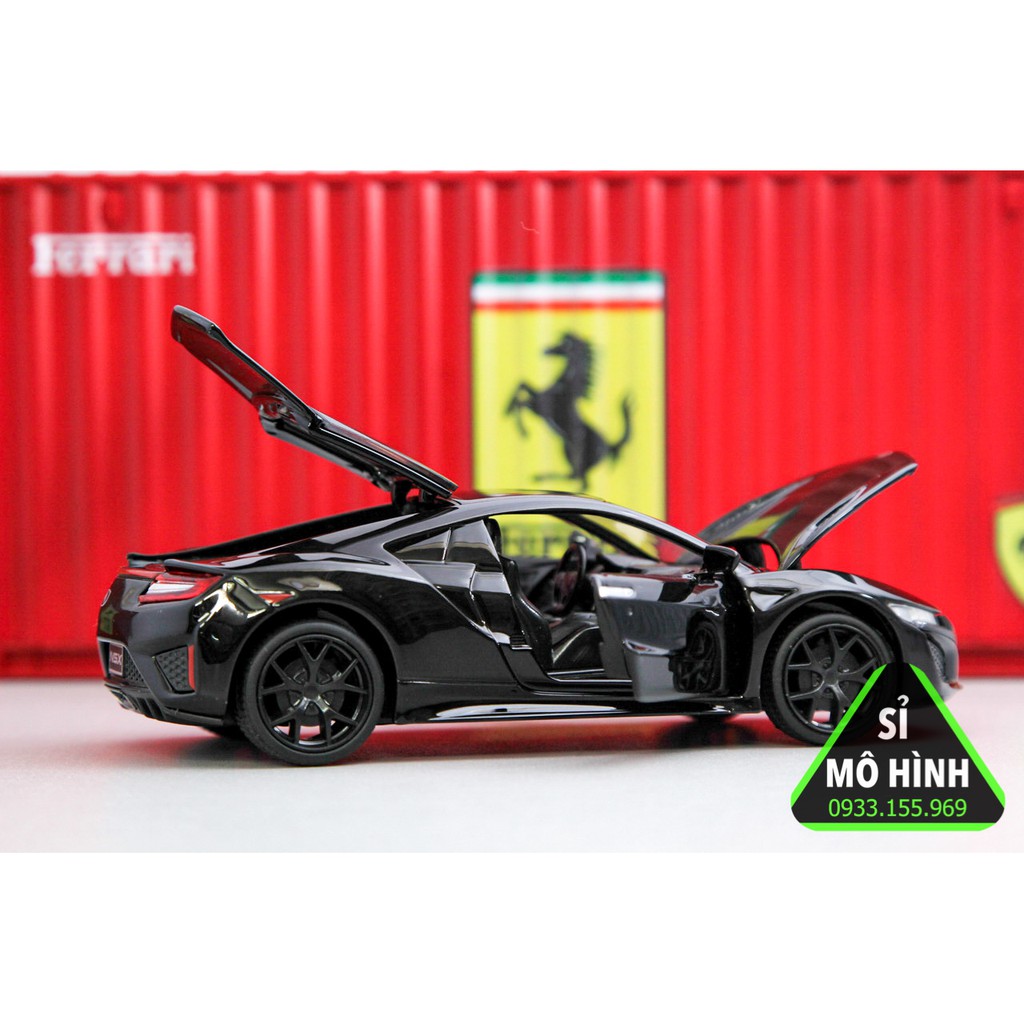 [ Sỉ Mô Hình ] Xe mô hình siêu xe Honda Acura NSX 1:32 Đen