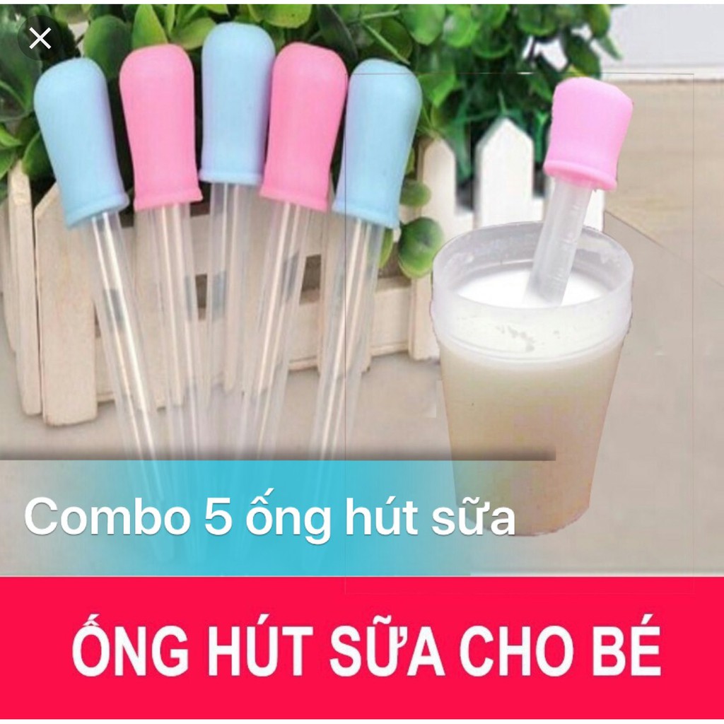 Ống bón sữa thuốc cho bé