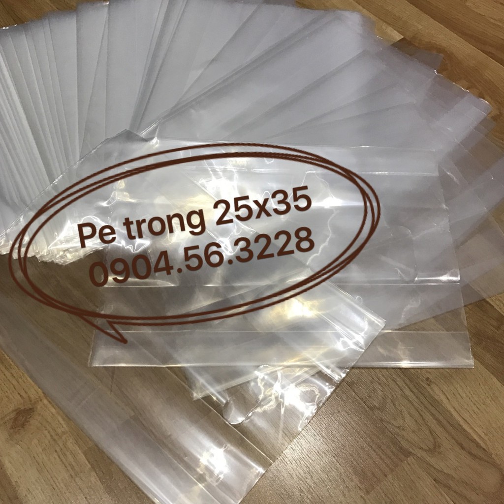 túi nilong trong suốt hàng loại 1 size 25x35 cm