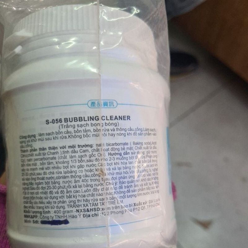 Chất tẩy bồn rửa tay, bồn cầu, thông cầu, cống bulling Clearner 400g