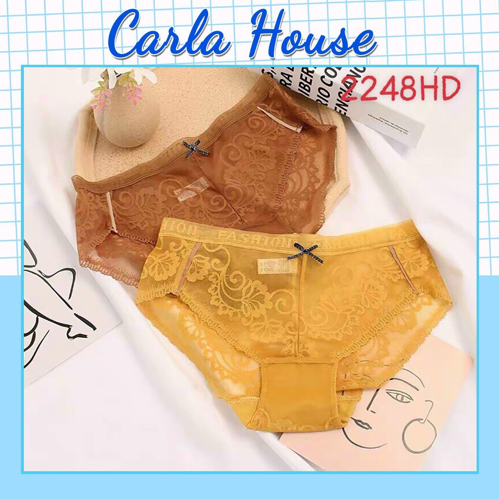 Quần lót nữ CARLA ren đính nơ quyến rũ thoáng mát