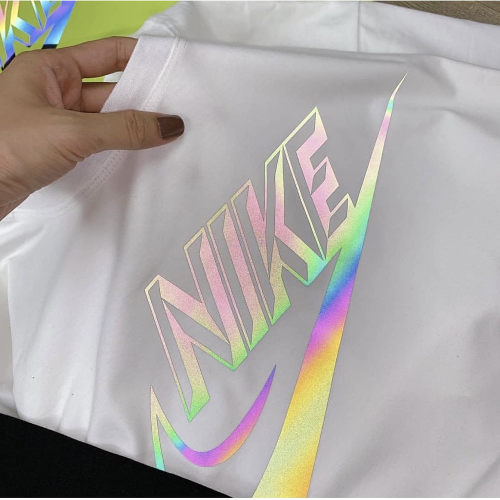 Áo thun unisex dạ quang - Áo thun phản quang chữ in cao cấp