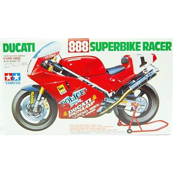 Tamiya 14063 1/12 Mô Hình Xe Moto Ducati 888