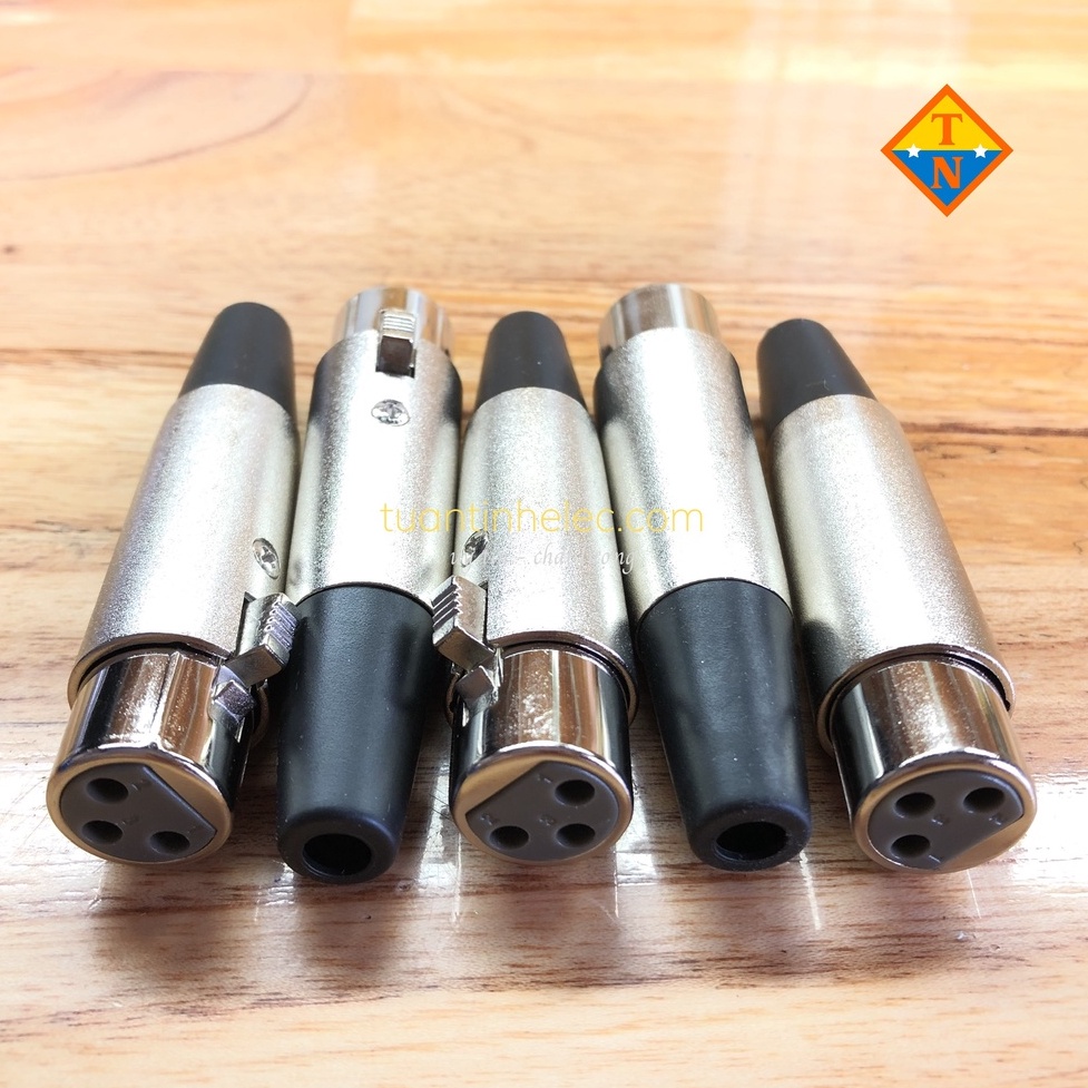 Giăc canon cái KTV 3 lỗ # phụ kiện âm thanh