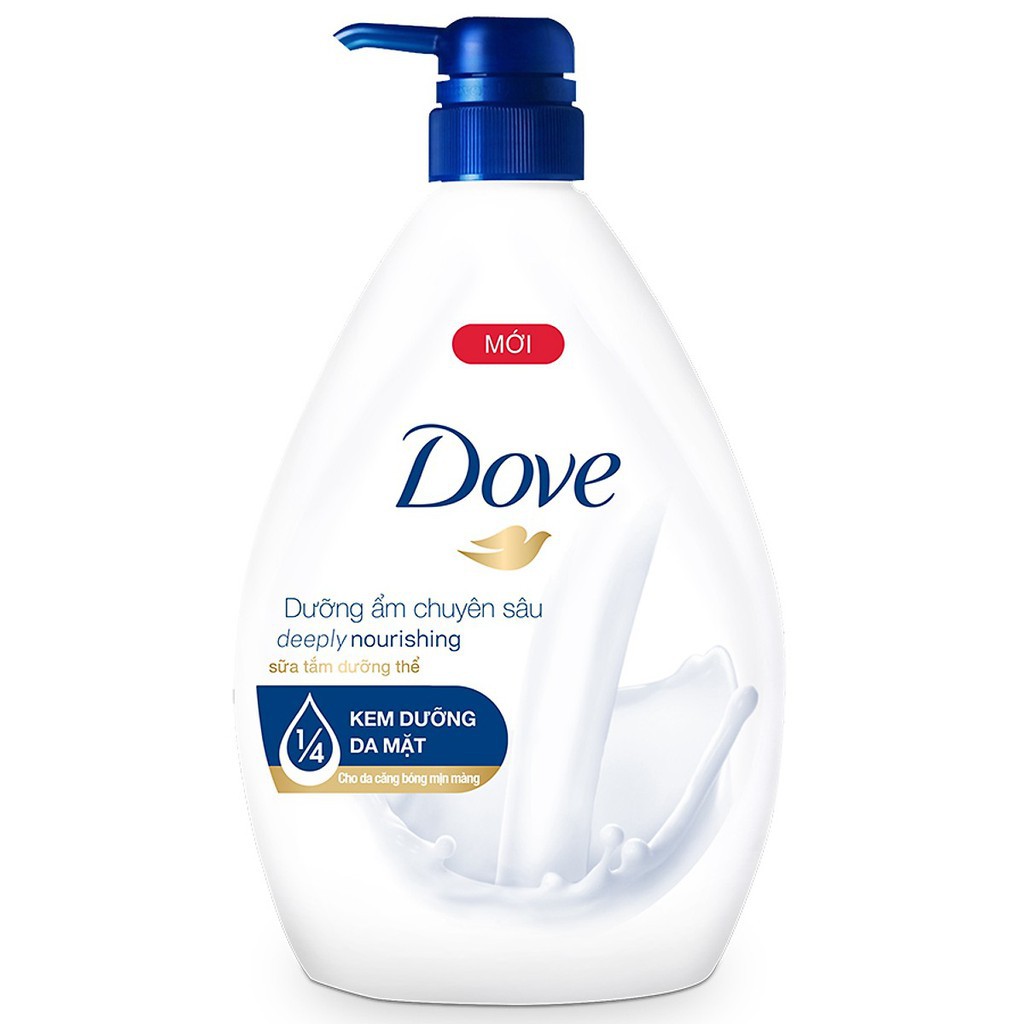 Sữa tắm Dove dưỡng ẩm chuyên sâu Deeply Nourishing 530gr