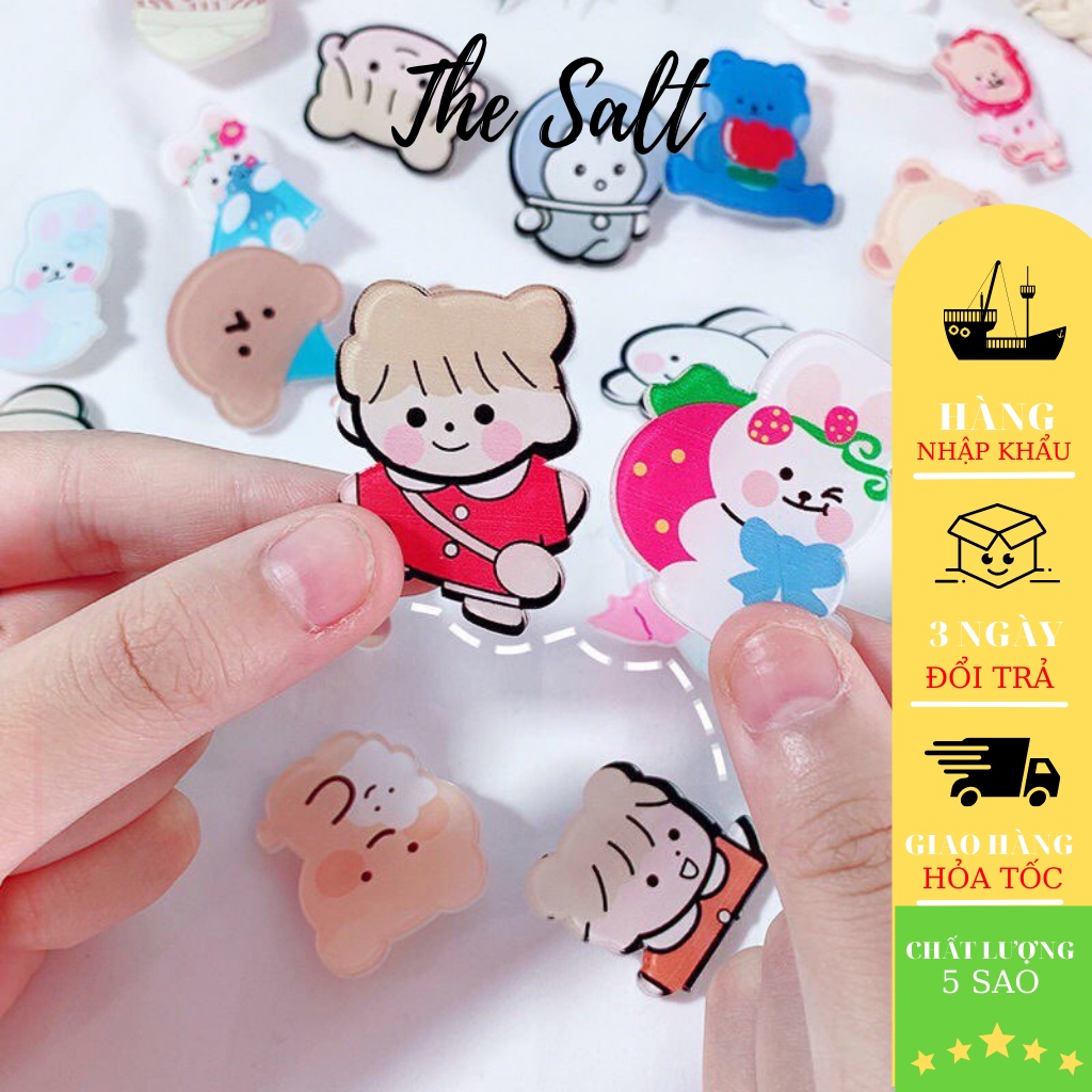 ⚡️HOTTREND⚡️Ghim cài áo, sticker cài balo , túi ví trang trí hoạt hình nhiều mẫu siêu dễ thương, xinh xắn (tuyển sỉ)