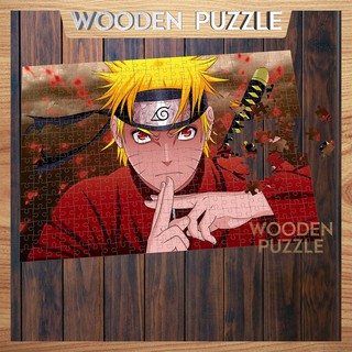 [MADE IN VIET NAM] Tranh xếp hình gỗ naruto shippuden 300 - 500 mảnh ghép, bộ ghép hình, đồ chơi xếp hình WP69