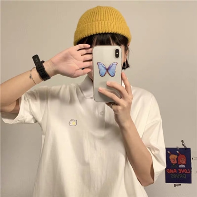 Áo polo logo bàn tay nhỏ THV536