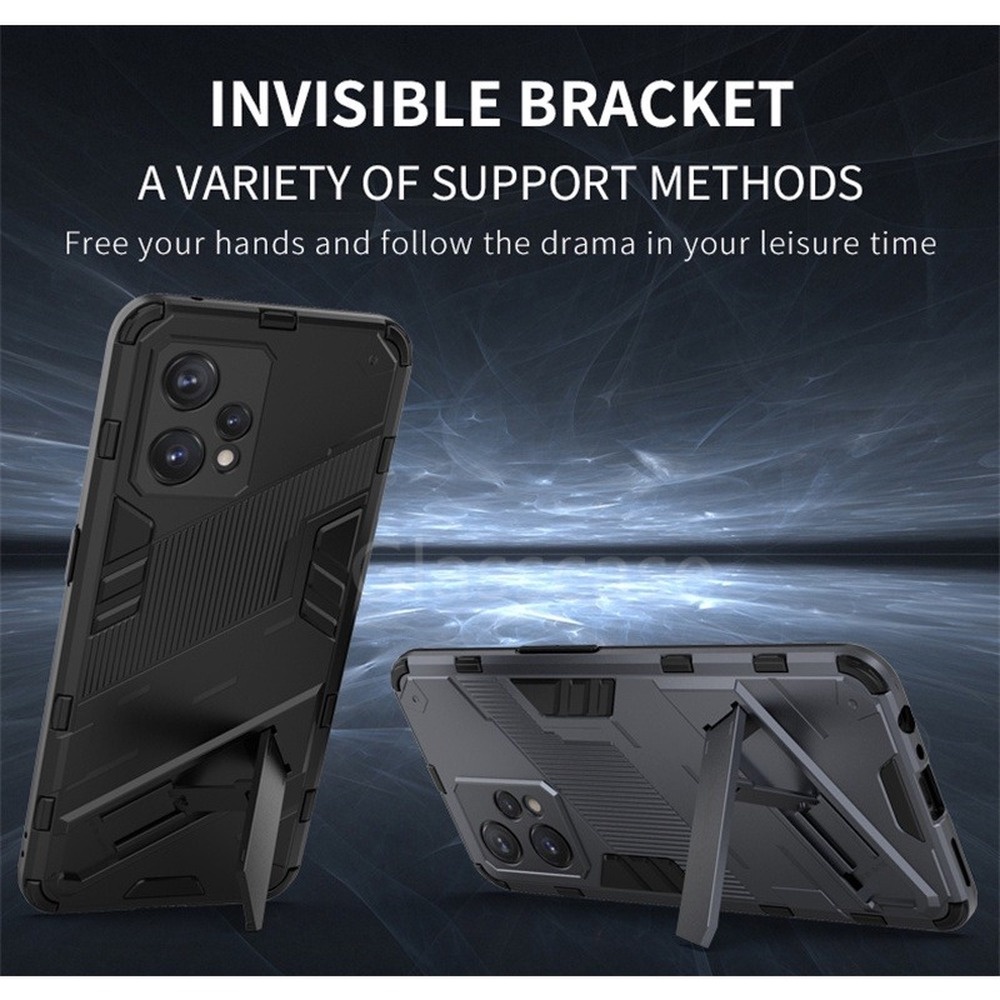 Ốp Điện Thoại Cứng Kiểu Áo Giáp Chống Rơi Có Giá Đỡ Cho Realme 9 Pro Plus 9Pro+ 9i Realme9 Realme9i 5G