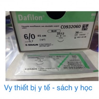 Chỉ phẫu thuật Dafilon 6/0 36 sợi ( nhấn mí, cắt mí
