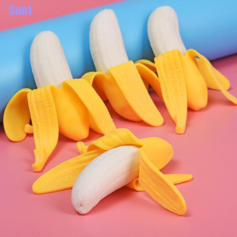 Đồ chơi squishy Giảm Stress Hình Quả Chuối Dễ Thương Cho Bé