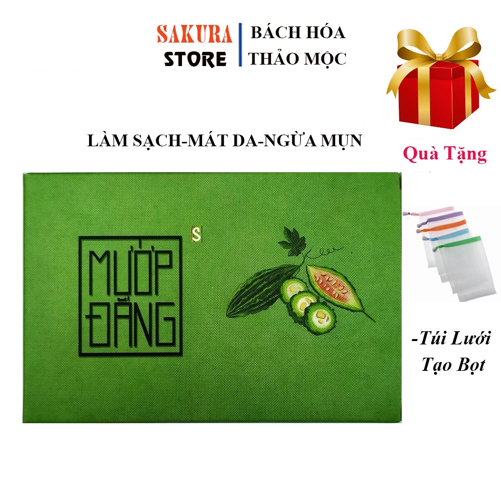 Xà Phòng Sinh Dược Mướp Đắng - Xà Bông Sáng Da,Dưỡng Ẩm.