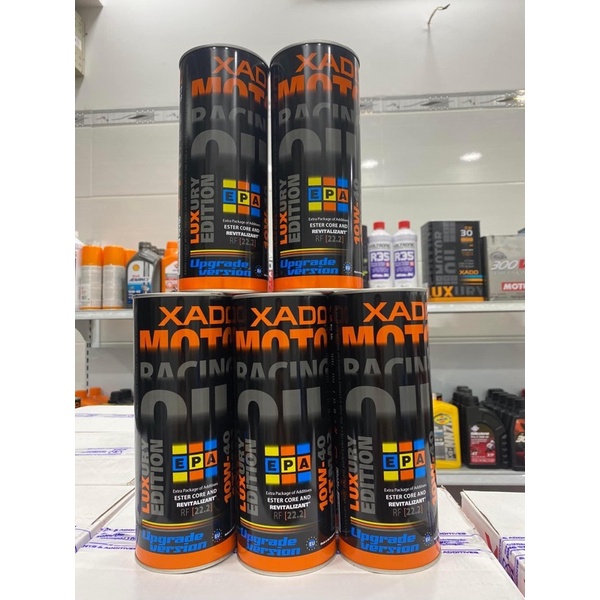 Nhớt Xado Racing 10W40 mẫu mới Upgrade Vesion 2 chính hãng