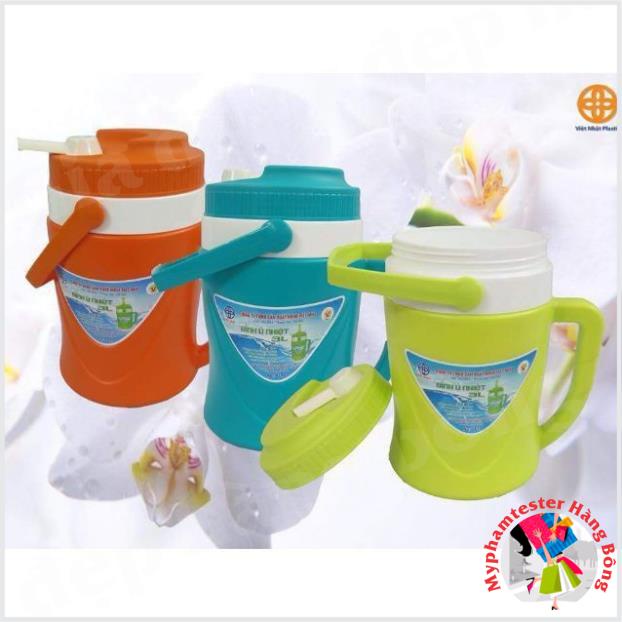 Bình Ủ Nhiệt 2 Lít , 3 Lít , 3,8 lít Đa Năng Cao Cấp Việt Nhật Plastic No 0118, 0119, - Hàng Chính Hãng
