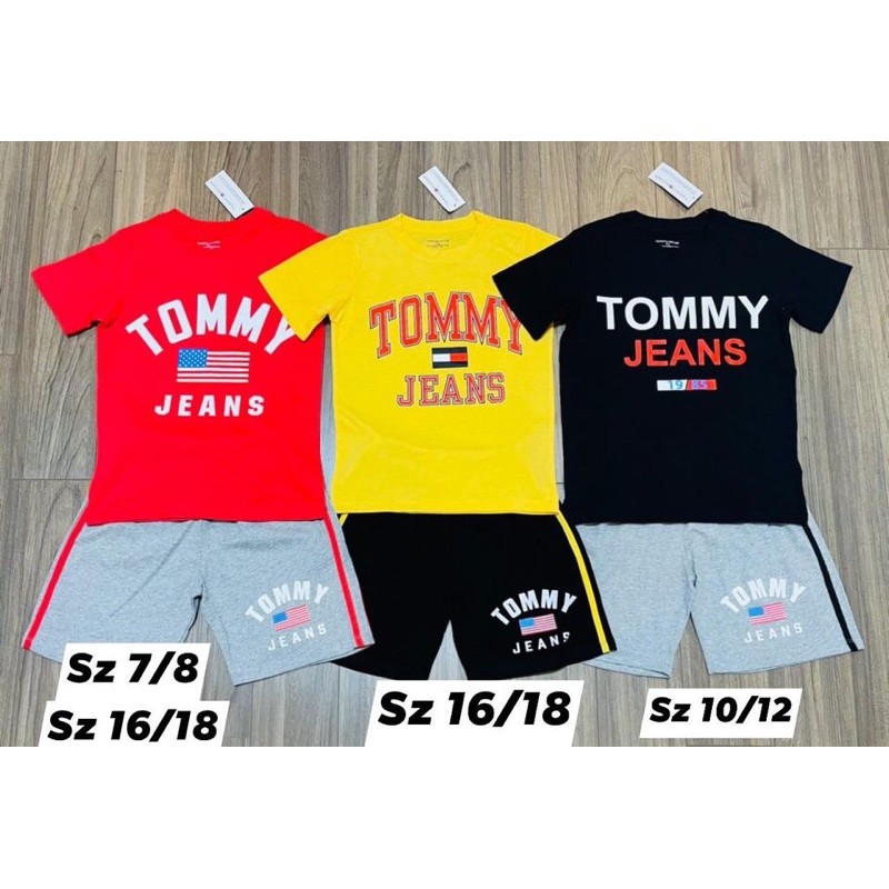 Bộ ngắn bé trai Tommy VN(ch) Sz 5/6 -16/18T