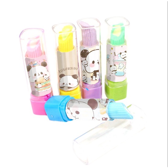 Tẩy son gấu trúc mochi panda gôm chì TSI6a dễ thương hoạt hình
