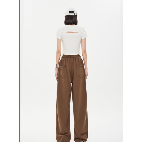 Quần Dài Ống Rộng Phong Cách hip hop Đường Phố Âu Mỹ Cho Nam Và Nữ quần jogger kaki nam