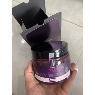 Ủ tóc, kem xả tóc, kem ủ tóc hấp phục hồi lusstaly collagen vitamin e hàng công ty chính hãng 500ml