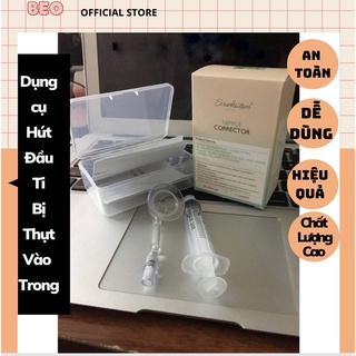 ( LOẠI TỐT NHẤT ) Bộ dụng cụ chữa đầu ti bị thụt- hút đầu núm ti ( VỎ MỚI VỎ XANH )