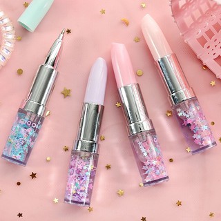 Bút bi nước hình son kim tuyến nước