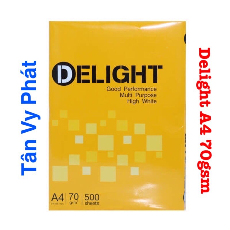 Giấy Delight A4 70gsm (5 ream)