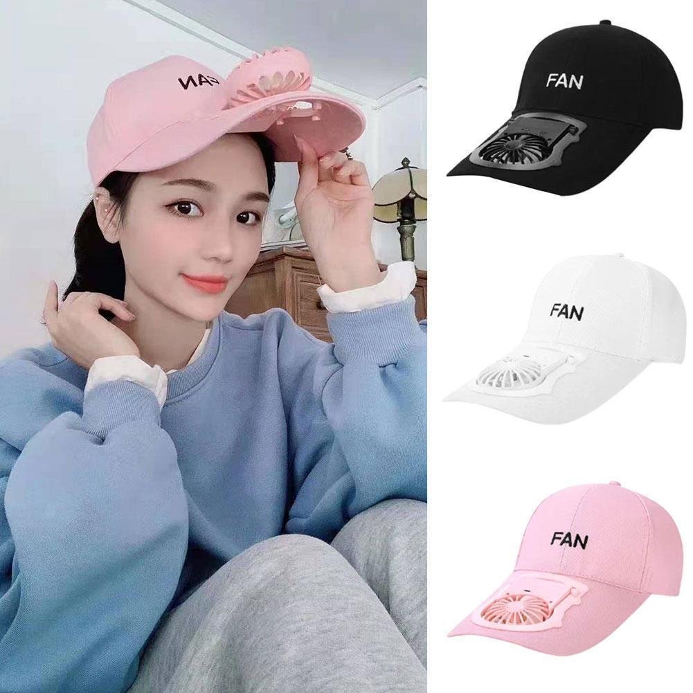 Mũ Gắn Quạt Mini - Mũ Lưỡi Trai Tích Hợp Quạt Làm Mát Mùa Hè