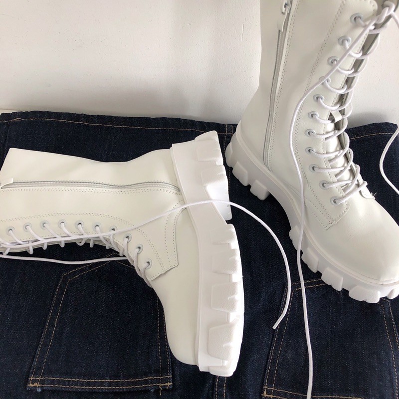 JULIAN BOOTS- boots cổ cao cá tính- bốt cổ cao đế 5cm