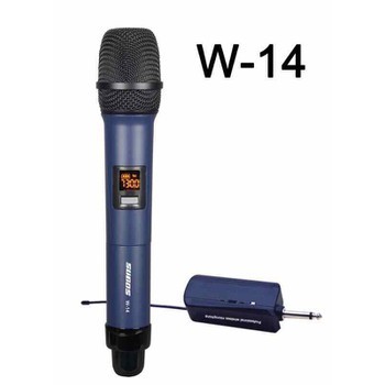 Micro đa năng không dây SuBos W14 cho loa kéo - blutooth loại 1 mic