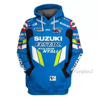 Áo Khoác Đi Xe Máy In Logo Suzuki Cá Tính