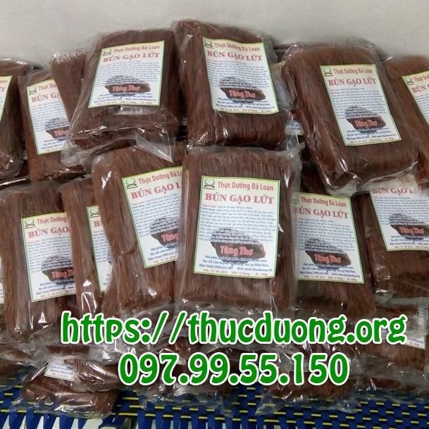 Bún Gạo Lứt 500g Thực Dưỡng Bà Loan