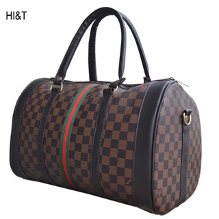 [ ẢNH CHỤP THẬT ] Túi trống du lịch Lv kẻ ô