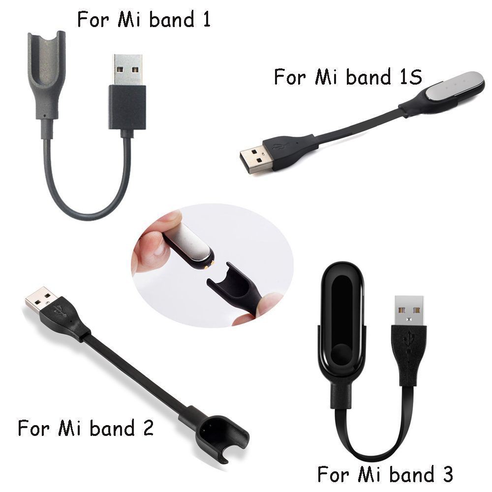 Dây Cáp Sạc Usb Thay Thế Cho Xiaomi Mi Band 1 / 2 / 3