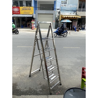 Thang inox xếp gọn - inox 100%