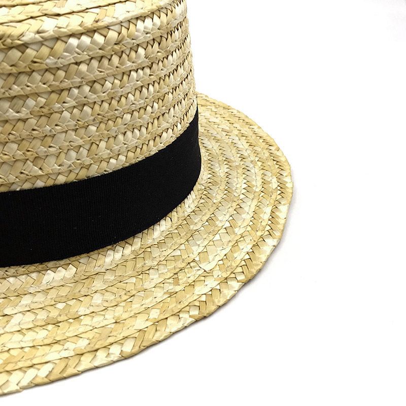 Mũ cói rộng vành đính nơ thời trang đi biển cho nữ