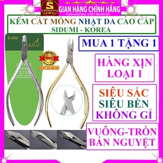 Kìm kềm cắt da cắt móng tay loại tốt Sidumi dụng cụ làm nail móng bấm khóe nhặt da đầu tròn bán nguyệt inox Tứ An Gia
