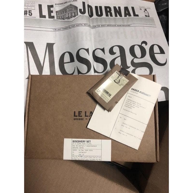 Set mini Discovery Set gồm 17 Vial x 1,5ml mùi hot nhất của Le Labo để lựa chọn mùi yêu thích nhất nhé!