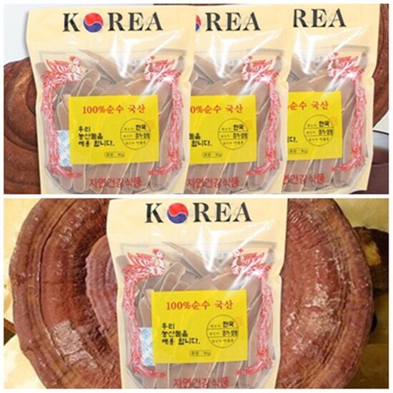 Nấm Linh Chi Đỏ Thái Lát Hàn Quốc Túi 0,5kg