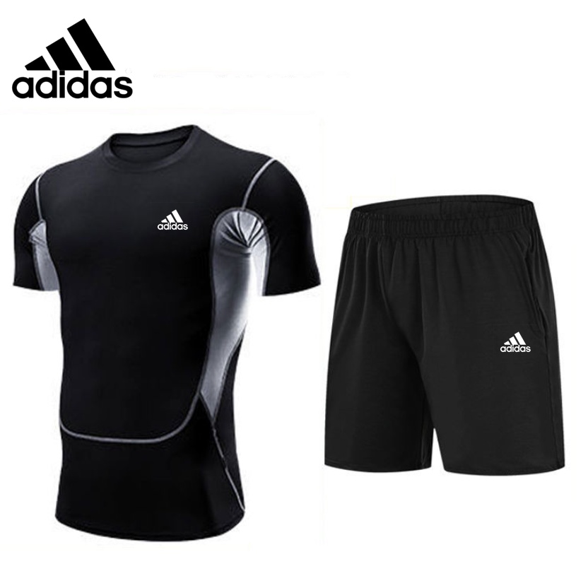 Bộ Đồ Bơi 2 Mảnh Áo Tay Ngắn + Quần Short Nhanh Khô Cho Nam