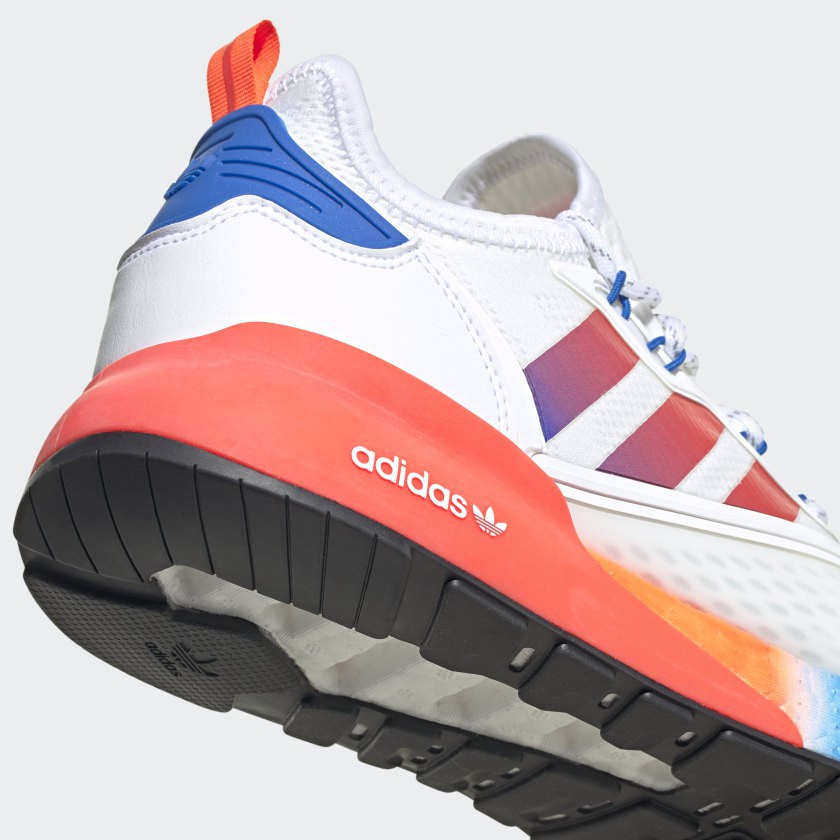 Giày ZX 2K Boost &quot;Solar Red / Blue&quot; FV9996 - Hàng Chính Hãng - Bounty Sneakers