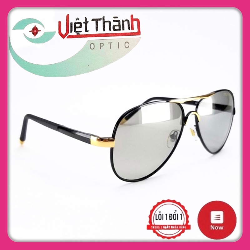 mắt Kính mát nam nữ ĐỔI MÀU PHÂN CỰC đi được ngày đêm form nhỏ DM8503
