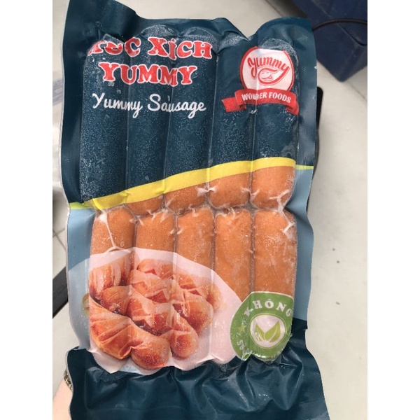 xúc xích gói 10 cây 500gr