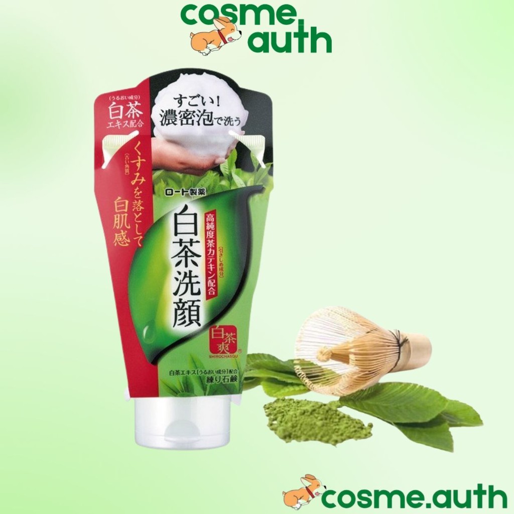 Sữa Rửa Mặt Trà Xanh Shirochasou 120g Nhật Bản