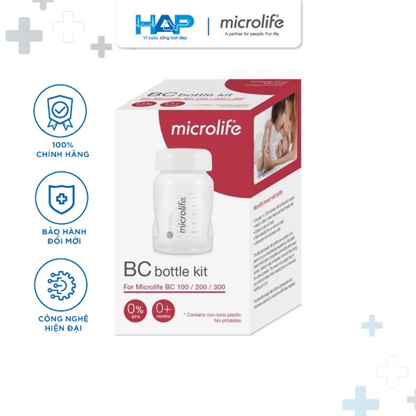 Máy hút sữa cơ Microlife BC 100 Soft tặng Nhiệt kế điện từ Microlife MT 550